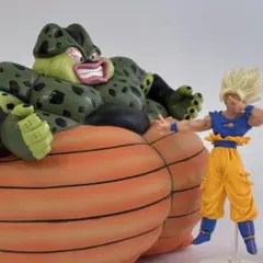 【セル自爆ソフビ】ドラゴンボール フィギュア　海外製　おまけHG孫悟空