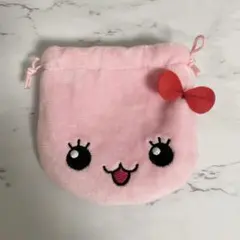 うるおいちゃん ミニフェイス巾着ポーチ