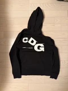 CDG ブラック パーカー XL