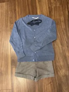 H&M カーディガンとショートパンツセット