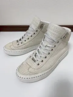 美品　ジミーチュウ JIMMY CHOO スニーカー ラインストーン ホワイトのサムネイル