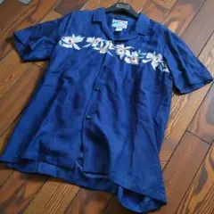 【80s】PARADISE FOUND アロハシャツ 旧タグ レーヨン 米国製のサムネイル