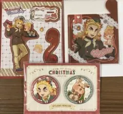 鬼滅の刃　煉獄杏寿郎　アクリルスタンド　ミニファイル　缶バッジ