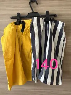 【GLOBAL WORK 】グローバルワーク 140ハーフパンツ 2枚セット