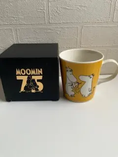 【未使用】ムーミン75周年記念　マグカップ　イエロー