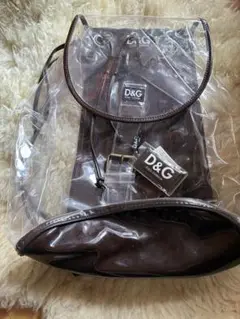 D&G 透明バックパック早い者勝ち緊急値下げ‼️