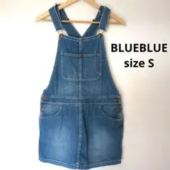 BLUEBLUE ブルーブルー　ジャンパースカート　サロペット　スカート　Ｓ