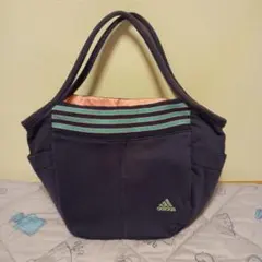 adidas トートバッグ ネイビー（内側ピンク色）のサムネイル