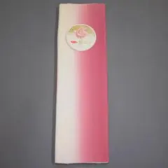 M07-10 新品保管品 正絹 八掛地 ピンクぼかし
