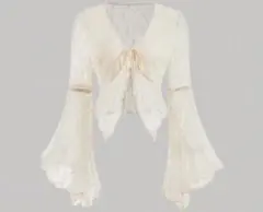 カーディガン レース 森ガール フェアリーグランジ y2k