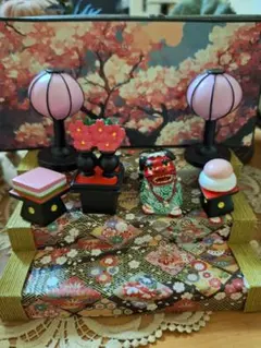 多色 陶器製 雛人形 ひな祭り