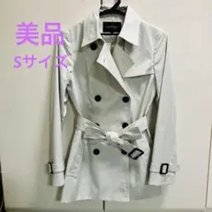 超美品　INDIVI　トレンチ　コート　ハーフ　ショート　Sサイズ　36