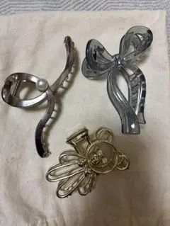 ヘアクリップ 3個セット