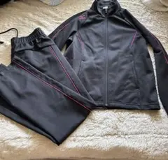 ミズノブラックフリースジャージセット