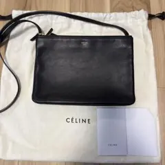 CELINE トリオ ラージ フィービー期 黒 - メルカリ