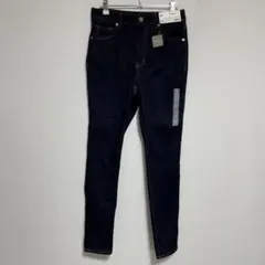 タグ付き未使用 ジーユー ウルトラストレッチ スキニージーンズ ネイビー W70