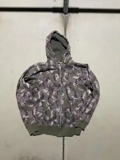 OLD UNIQLO ziphoodie 迷彩 短丈 y2k 00s