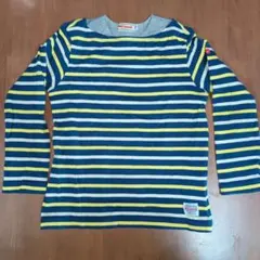 新品未使用　ミキハウス　ボーダー　長袖Tシャツ　110cm