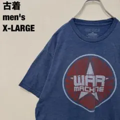 古着 IRON MAN3 アイロンマン Tシャツ ビッグサイズ ブルー 青 XL