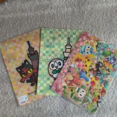 ポケモンキャラクター クリアファイル 4枚セット