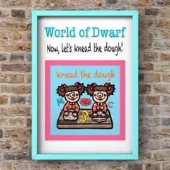 A4サイズポスター★World of Dwarf〜★PAN★PAN★PAN③