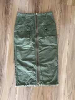 MACPHEE オリーブグリーン タイトスカート