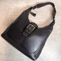 極美品 COACH ソーホー レザー ショルダーバッグ Y2K 肩掛け 黒