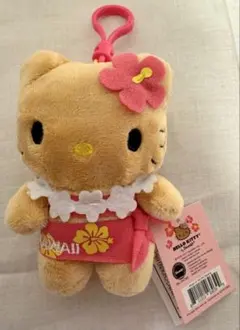 【新品タグ付】日焼けキティ ハワイ限定 マスコット キーホルダー サンリオ