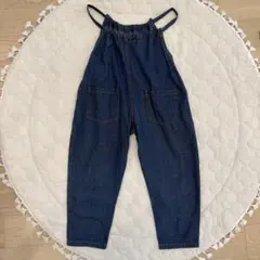 B:MING by BEAMS デニムオーバーオール 100