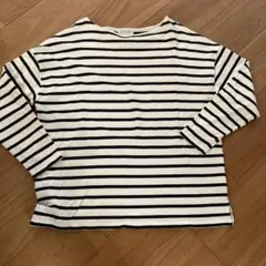 CIAOPANIC TYPY 長袖Tシャツ ホワイト/ブラックストライプ ONE