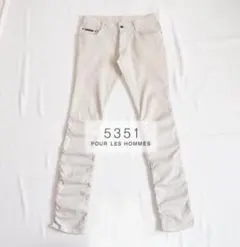 5351POUR LES HOMMES　くしゅくしゅシャーリングパンツLのサムネイル