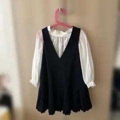 TOMORROWLAND ネイビー ワンピース　105センチ