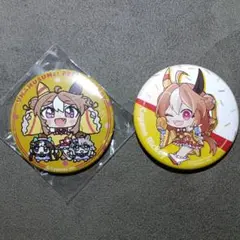 ウマ娘　コパノリッキー　缶バッジ