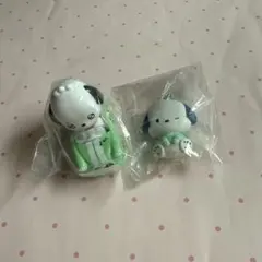 サンリオ　ポチャッコ　ぺたんこマスコット teamふぁんし〜 ❤︎トミカ