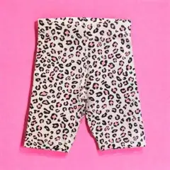 【ZARA KIDS】 バイクショーツ　レオパード柄116cm ハーフレギンス