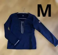 FILA♡フロントレースのロングスリーブシャツM