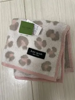kate spade NEW YORK タオルハンカチ レオパード