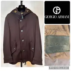 GIORGIO ARMANI フードジップジャケット イタリア製