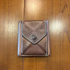 Hender Scheme 三つ折り財布 レザー ブラウンのサムネイル