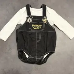 ミッキー オーバーオール futafuta 70