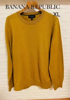 BANANA REPUBLIC メンズ　長袖セーター XL マスタード
