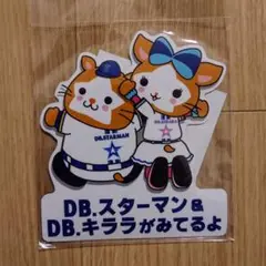 DB.スターマン＆DB.キララ カーマグネット 横浜DeNAベイスターズ