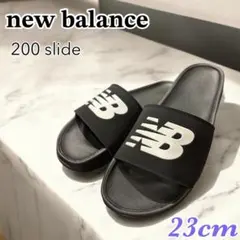 New Balance ニューバランス 200 Slide 23cm ブラック