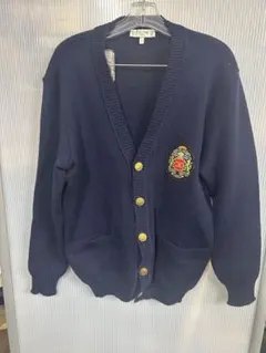 【美品】セリーヌ　カーディガン　ネイビー　エンブレム　金ボタン　トリオンフのサムネイル
