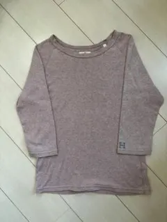 【定番】ハリウッドランチマーケット　七分袖　ストレッチフライスTシャツ　サイズ0