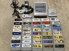 スーパーファミコン本体セット　分解洗浄　全ソフトメンテ済み　正常動作品　純正品