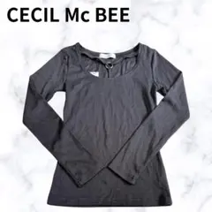 CECIL McBEE セシルマクビー 長袖トップス M ブラック 新品 ギャル