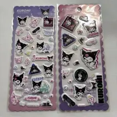 海外限定　クロミ　ぷっくりシール　2枚セット
