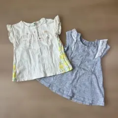 ニットプランナー　kp フリル袖 Tシャツ 90サイズ ２点セット