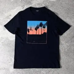 オールドネイビー Tシャツ M ネイビー バスケット パームツリー サンセットのサムネイル
